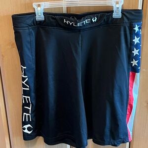 Hylete Shorts Patriotic Black Performance